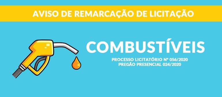 Aviso de remarca&ccedil;&atilde;o de Edital